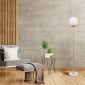 GloboStar® VERSAILLES 01543 Μοντέρνο Επιδαπέδιο Φωτιστικό Μονόφωτο 1 x E27 IP20 Χρυσό Αλουμίνιο , Λευκό Γυαλί με Γκρι Μάρμαρο - Μ35 x Π35 x Υ170cm