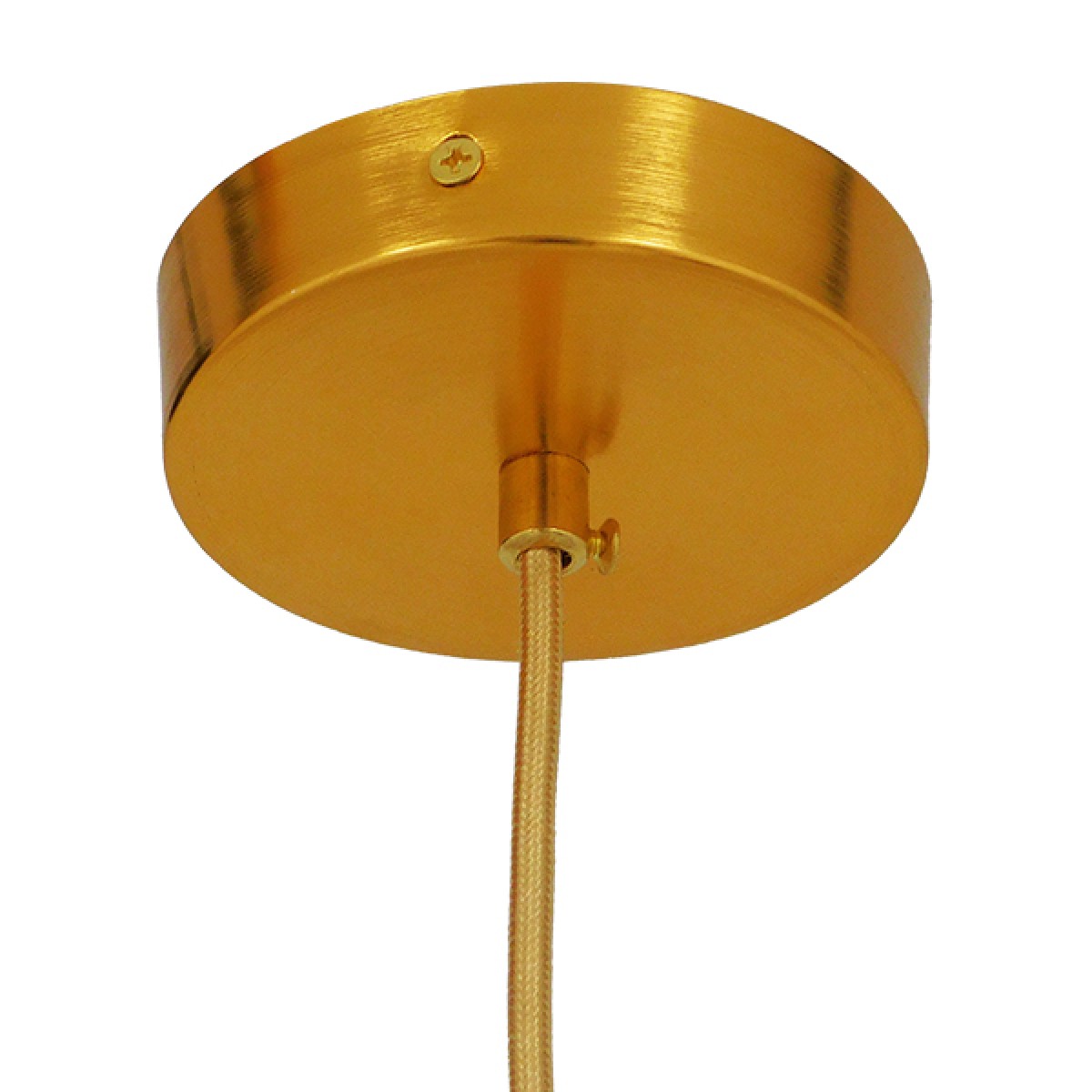 GloboStar® HUDSON 01554 Μοντέρνο Κρεμαστό Φωτιστικό Μπάλα Μονόφωτο 1 x E27 IP20 Λευκό Γυαλί με Χρυσό Μέταλλο - Μ20 x Π20 x Υ25cm