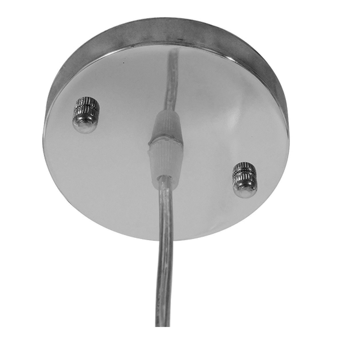 GloboStar® PLAYROOM 01563 Vintage Κρεμαστό Φωτιστικό Καπέλο Μονόφωτο 1 x E27 IP20 Μαύρο Rattan - Μ32 x Π32 x Υ27cm