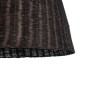 GloboStar® BAHAMAS 01569 Boho Κρεμαστό Φωτιστικό Καμπάνα Μονόφωτο 1 x E27 IP20 Καφέ Ξύλο - Μ90 x Π90 x Y90cm