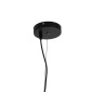 GloboStar® BAHAMAS 01569 Boho Κρεμαστό Φωτιστικό Καμπάνα Μονόφωτο 1 x E27 IP20 Καφέ Ξύλο - Μ90 x Π90 x Y90cm
