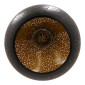 GloboStar® JANIS 01589 Μοντέρνο Κρεμαστό Φωτιστικό Καμπάνα Μονόφωτο 1 x E27 IP20 Μαύρο & Χρυσό Μέταλλο - Μ20 x Π20 x Υ46cm
