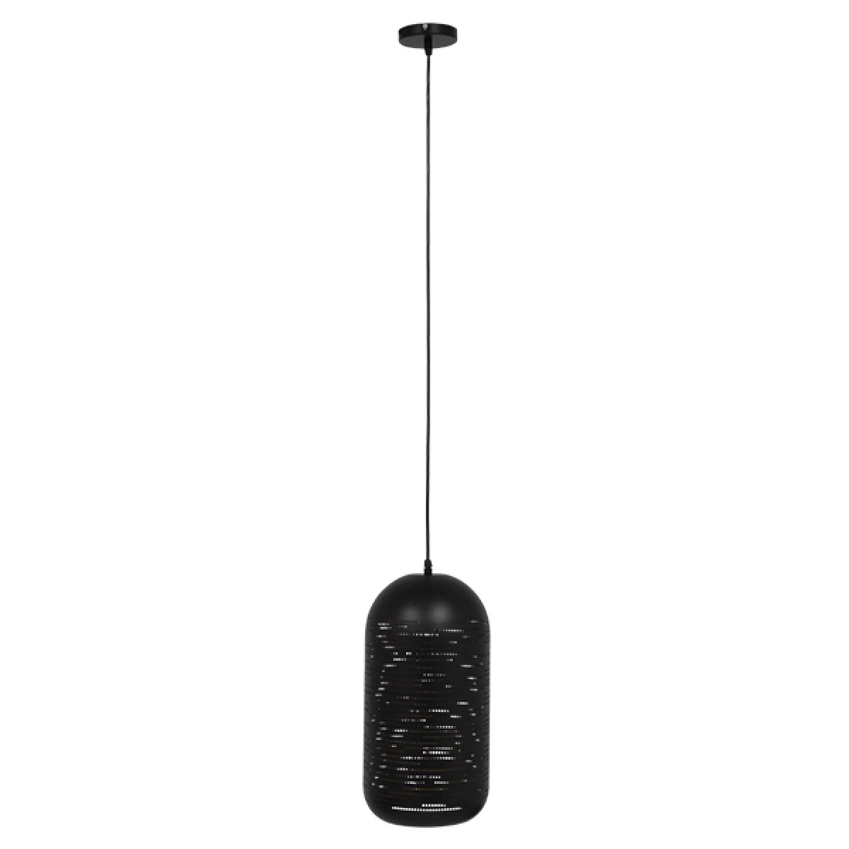 GloboStar® JANIS 01591 Μοντέρνο Κρεμαστό Φωτιστικό Καμπάνα Μονόφωτο 1 x E27 IP20 Μαύρο & Χρυσό Μέταλλο - Μ20 x Π20 x Υ41cm
