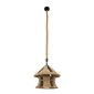 GloboStar® SOLITARIO 01606 Boho Κρεμαστό Φωτιστικό Φιγούρα Μονόφωτο 1 x E27 IP20 Μπεζ Σχοινί -Μ36 x Π36 x Y30cm
