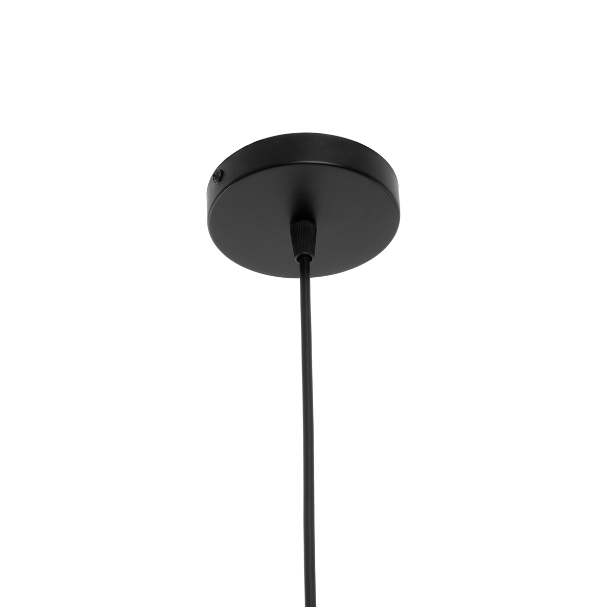 GloboStar® KAIRI 01622 Μοντέρνο Κρεμαστό Φωτιστικό Πλέγμα Μονόφωτο 1 x E27 IP20 Πράσινο Μέταλλο με Λευκό Ύφασμα - Μ38 x Π38 x Y38cm