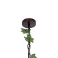 GloboStar® LIBELLULA 01642 Vintage Κρεμαστό Φωτιστικό Φιγούρα Μονόφωτο 1 x E27 IP20 Χάλκινο Μέταλλο με Πράσινο Πλαστικό - Μ48 x Π38 x Y40cm