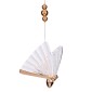 GloboStar® BUTTERFLY 01650 Μοντέρνο Κρεμαστό Φωτιστικό Φιγούρα CREE LED 10W 800lm 360° AC 85-265V IP20 Θερμό Λευκό 2700K Διάφανο Πλαστικό με Ροζ & Χρυσό Μέταλλο - Μ20 x Π17 x Y24cm - 2 Xρόνια Εγγύηση
