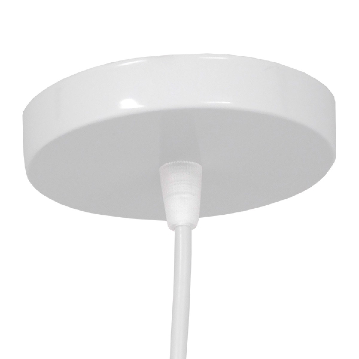 GloboStar® LITTLE MAN 01651 Μοντέρνο Κρεμαστό Φωτιστικό Φιγούρα Μονόφωτο 1 x E27 IP20 Λευκό Μέταλλο - Μ20 x Π20 x Υ40cm