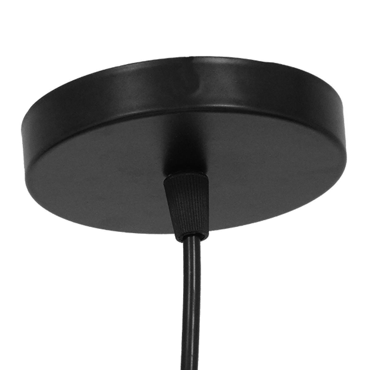 GloboStar® LITTLE MAN 01652 Μοντέρνο Κρεμαστό Φωτιστικό Φιγούρα Μονόφωτο 1 x E27 IP20 Μαύρο Μέταλλο - Μ20 x Π20 x Υ40cm