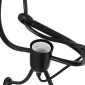 GloboStar® LITTLE MAN 01655 Μοντέρνο Κρεμαστό Φωτιστικό Φιγούρα Τρίφωτο 3 x E27 IP20 Μαύρο Μέταλλο - Μ45 x Π45 x Υ40cm