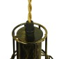 GloboStar® RYDON 01659 Vintage Επιτοίχιο Φωτιστικό Απλίκα Μονόφωτο 1 x E27 IP20 Μπρούτζινο Μέταλλο - Μ15 x Π24 x Y70cm