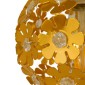 GloboStar® BOUQUET 01671 Μοντέρνο Κρεμαστό Φωτιστικό Μπάλα Τρίφωτο 3 x E27 IP20 Χρυσό Μέταλλο με Διάφανο Κρύσταλλο - Μ64 x Π18 x Υ24cm