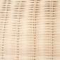 GloboStar® LUCIA 01726 Boho Κρεμαστό Φωτιστικό Πλέγμα Μονόφωτο 1 x E27 IP20 Μπεζ Ξύλο - Μ60 x Π60 x Y60cm