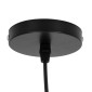 GloboStar® MINORCA 01734 Boho Κρεμαστό Φωτιστικό Ανάρτηση Μονόφωτο 1 x E27 IP20 Καφέ Ξύλο - Μ60 x Π60 x Y35cm
