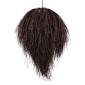 GloboStar® ARCHIPELAGO 01750 Boho Κρεμαστό Φωτιστικό Πλέγμα Μονόφωτο 1 x E27 IP20 Καφέ Ξύλο - Μ40 x Π40 x Υ63cm