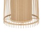 GloboStar® AZORES 01755 Boho Επιδαπέδιο Φωτιστικό Μονόφωτο 1 x E27 IP20 Μπεζ Ξύλο - Μ40 x Π40 x Υ150cm