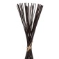 GloboStar® AZORES 01756 Boho Επιδαπέδιο Φωτιστικό Μονόφωτο 1 x E27 IP20 Καφέ & Μπεζ Ξύλο - Μ40 x Π40 x Υ150cm