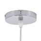 GloboStar® CUBA 01767 Boho Κρεμαστό Φωτιστικό Ανάρτηση Μονόφωτο 1 x E27 IP20 Μπεζ Ξύλο - Μ80 x Π80 x Y49cm