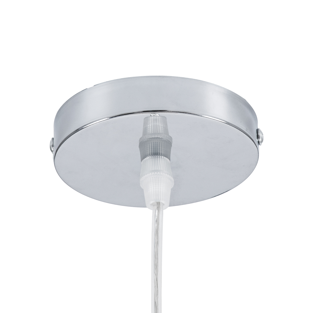 GloboStar® CARIBBEAN 01784 Μοντέρνο Κρεμαστό Φωτιστικό Πλέγμα Μονόφωτο 1 x E27 IP20 Μπεζ Ξύλο - Μ80 x Π80 x Υ35cm