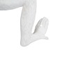 GloboStar® APES 01805 Μοντέρνο Επιτοίχιο Φωτιστικό Απλίκα Μονόφωτο 1 x E27 IP20 Λευκό Πλαστικό - Μ34 x Π31 x Υ61cm