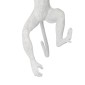 GloboStar® APES 01805 Μοντέρνο Επιτοίχιο Φωτιστικό Απλίκα Μονόφωτο 1 x E27 IP20 Λευκό Πλαστικό - Μ34 x Π31 x Υ61cm