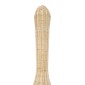 GloboStar® PARADIS 01843 Boho Επιδαπέδιο Φωτιστικό Μονόφωτο 1 x E27 IP20 Μπεζ Ξύλο - Μ30 x Π30 x Υ100cm