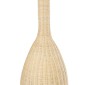 GloboStar® PARADIS 01845 Boho Επιδαπέδιο Φωτιστικό Μονόφωτο 1 x E27 IP20 Μπεζ Ξύλο - Μ40 x Π40 x Υ150cm