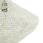 GloboStar® KENTUCKY 01862 Vintage Κρεμαστό Φωτιστικό Πλέγμα Μονόφωτο 1 x E27 IP20 Μπεζ Μέταλλο - Μ40 x Π40 x Υ30cm
