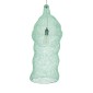 GloboStar® KENTUCKY 01906 Vintage Κρεμαστό Φωτιστικό Πλέγμα Μονόφωτο 1 x E27 IP20 Τιρκουάζ Μέταλλο - Μ30 x Π30 x Y80cm