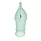 GloboStar® KENTUCKY 01906 Vintage Κρεμαστό Φωτιστικό Πλέγμα Μονόφωτο 1 x E27 IP20 Τιρκουάζ Μέταλλο - Μ30 x Π30 x Y80cm