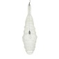 GloboStar® KENTUCKY 01907 Vintage Κρεμαστό Φωτιστικό Πλέγμα Μονόφωτο 1 x E27 IP20 Μπεζ Μέταλλο - Μ30 x Π30 x Y105m