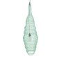 GloboStar® KENTUCKY 01909 Vintage Κρεμαστό Φωτιστικό Πλέγμα Μονόφωτο 1 x E27 IP20 Τιρκουάζ Μέταλλο - Μ30 x Π30 x Y105m