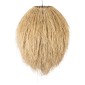 GloboStar® ARCHIPELAGO 01913 Boho Κρεμαστό Φωτιστικό Πλέγμα Μονόφωτο 1 x E27 IP20 Μπεζ Ξύλο - Μ80 x Π80 x Υ100cm