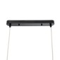 GloboStar® FISH 01927 Μοντέρνο Κρεμαστό Φωτιστικό Πλέγμα Δίφωτο 2 x E27 IP20 Μπεζ Ξύλο - Μ130 x Π42 x Υ42cm