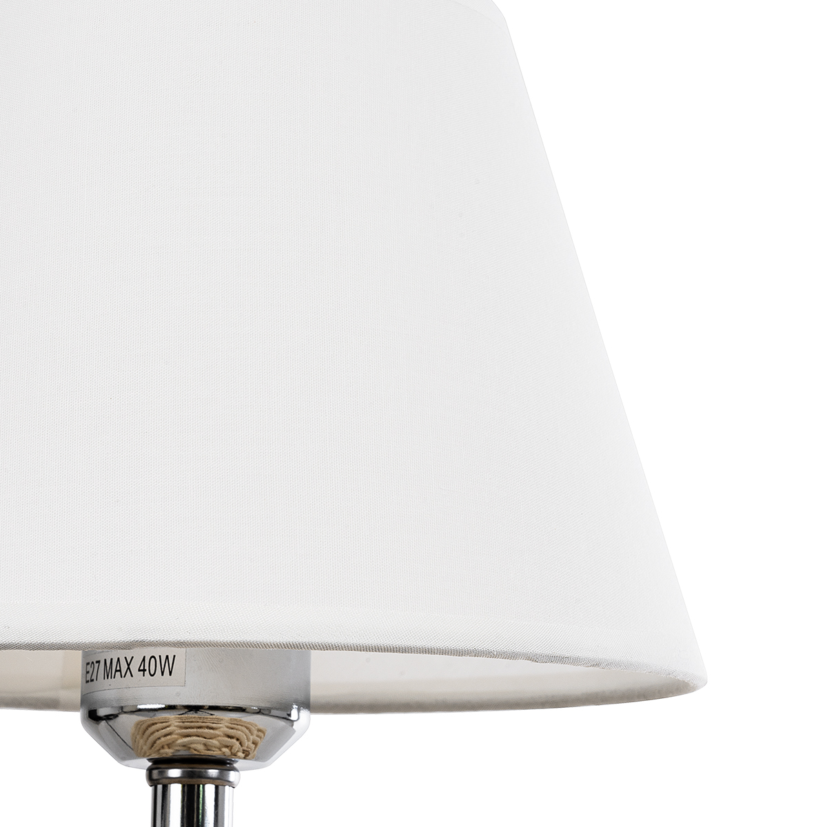 GloboStar® HASUMI 01957 Boho Επιτραπέζιο Φωτιστικό Πορτατίφ Μονόφωτο 1 x E27 AC220-240V IP20 - Φ19 x Υ30cm - Μπεζ Ξύλινο Ρατάν Πλέγμα με Λευκό Καπέλο