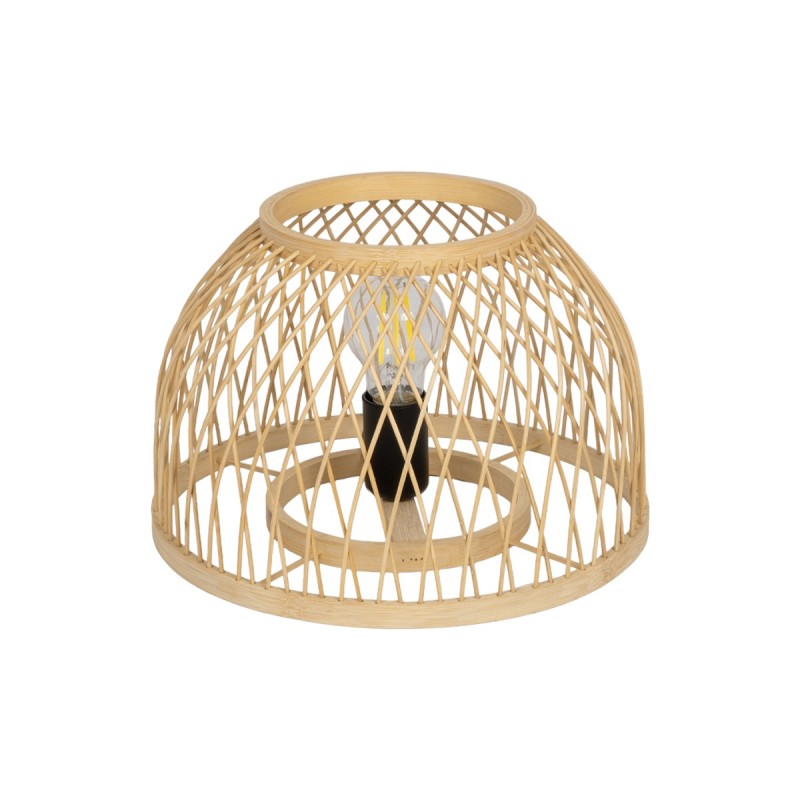 GLOBOSTAR® NOMAD 01998 Boho Επιτραπέζιο Φωτιστικό Πορτατίφ με Ντουί 1 x E27 AC 220-240V IP20 - Μπεζ - Μ30 x Π30 x Υ30cm