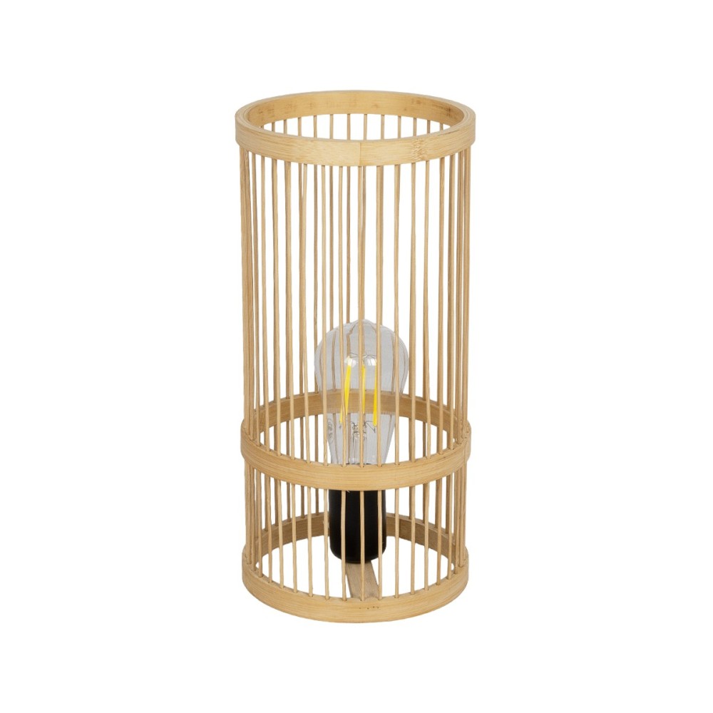 GLOBOSTAR® NOMAD 01999 Boho Επιτραπέζιο Φωτιστικό Πορτατίφ με Ντουί 1 x E27 AC 220-240V IP20 - Μπεζ - Μ16 x Π16 x Υ33cm