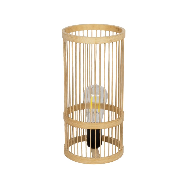 GLOBOSTAR® NOMAD 01999 Boho Επιτραπέζιο Φωτιστικό Πορτατίφ με Ντουί 1 x E27 AC 220-240V IP20 - Μπεζ - Μ16 x Π16 x Υ33cm