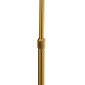 GloboStar® CORDELIA 02025 Μοντέρνο Επιδαπέδιο Φωτιστικό Μονόφωτο 1 x E27 IP20 Χρυσό Αλουμίνιο, Λευκό Γυαλί με Λευκό Μάρμαρο - Μ30 x Π38 x Υ180cm
