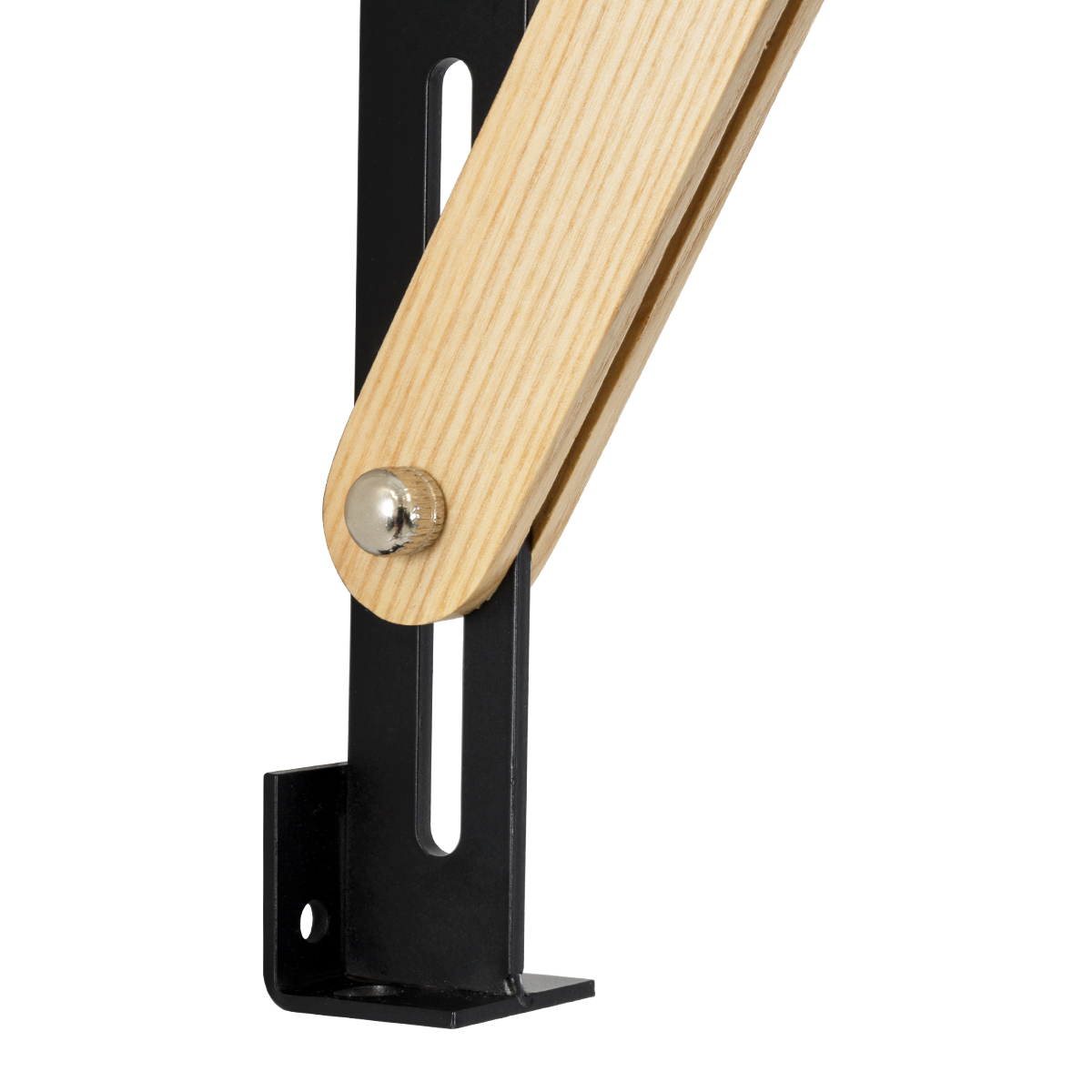GloboStar® TALISHA 02028 Μοντέρνο Επιτοίχιο Φωτιστικό Απλίκα Μονόφωτο 1 x E27 IP20 Μπεζ Ξύλο με Μπεζ Ύφασμα - Μ100 x Π15 x Υ36cm
