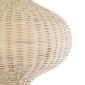 GloboStar® ALADDIN 02052 Boho Επιδαπέδιο Φωτιστικό Μονόφωτο 1 x E27 IP20 Μπεζ Ξύλο - Μ60 x Π60 x Υ180cm
