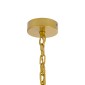 GloboStar® MISSOULA 02090 Boho Κρεμαστό Φωτιστικό Σχοινί Μονόφωτο 1 x E27 IP20 Ροζ Ύφασμα με Χρυσό Μέταλλο - Μ60 x Π60 x Υ40cm