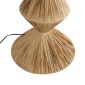 GloboStar® LUANA 02108 Boho Επιδαπέδιο Φωτιστικό Μονόφωτο 1 x E27 IP20 Μπεζ Ράφια - Μ60 x Π60 x Υ150cm