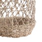 GloboStar® ECUADOR 02116 Boho Κρεμαστό Φωτιστικό Πλέγμα Μονόφωτο 1 x E27 IP20 Μπεζ Rattan - Μ23 x Π23 x Υ50cm