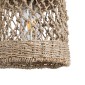 GloboStar® ECUADOR 02121 Boho Κρεμαστό Φωτιστικό Πλέγμα Μονόφωτο 1 x E27 IP20 Μπεζ Rattan - Μ20 x Π20 x Υ25cm