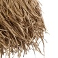 GloboStar® GUADELOUPE 02157 Boho Κρεμαστό Φωτιστικό Πλέγμα Μονόφωτο 1 x E27 IP20 Μπεζ Ράφια - Μ50 x Π50 x Υ40cm
