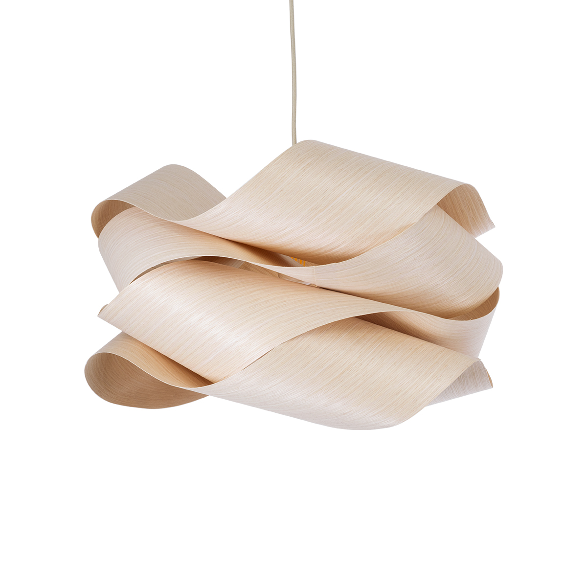 GloboStar® SARDIGNA 02181 Boho Κρεμαστό Φωτιστικό Πλέγμα Μονόφωτο 1 x E27 IP20 Μπεζ Ξύλο - Μ60 x Π60 x Υ30cm