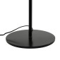 GloboStar® MARIGOLD 02227 Μοντέρνο Επιτραπέζιο Φωτιστικό Τρίφωτο 3 x E27 AC220-240V IP20 - Φ36 x Υ70cm - Μαύρο Μεταλλικό με Λευκό Μπεζ Καπέλο