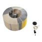GloboStar® SALERNO 02290 Boho Κρεμαστό Φωτιστικό Πλέγμα Μονόφωτο 1 x E27 IP20 Πολύχρωμο Σχοινί - Μ50 x Π50 x Υ35cm