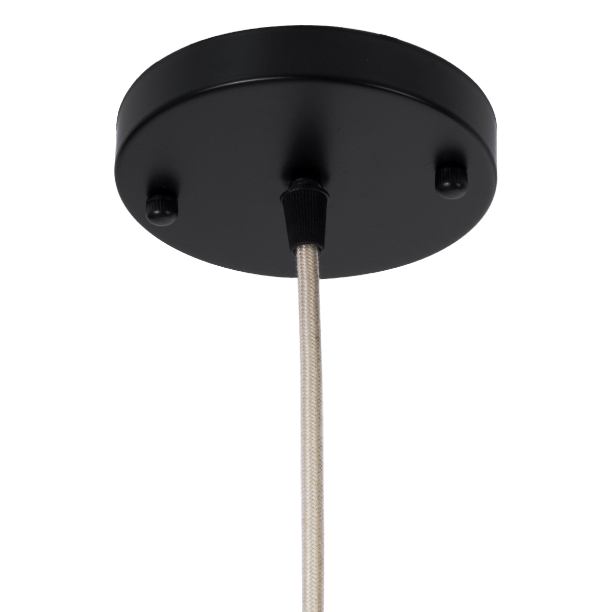 GloboStar® PRAIA 02316 Μοντέρνο Κρεμαστό Φωτιστικό Πλέγμα Δίφωτο 2 x E27 IP20 Μπεζ & Λευκό Ξύλο - Μ25 x Π25 x Υ112cm